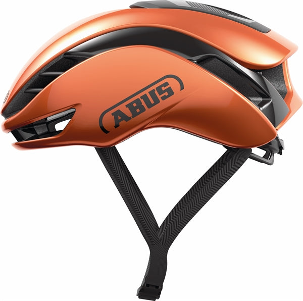 oranger fahrradhelm Abus GameChanger 2.0 Goldfish Orange. Aerohelm