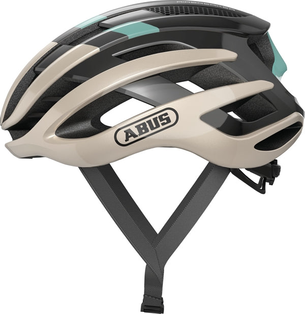 abus helm rennrad Abus Airbreaker Champagne Gold Helm für Rennrad/Gravel
