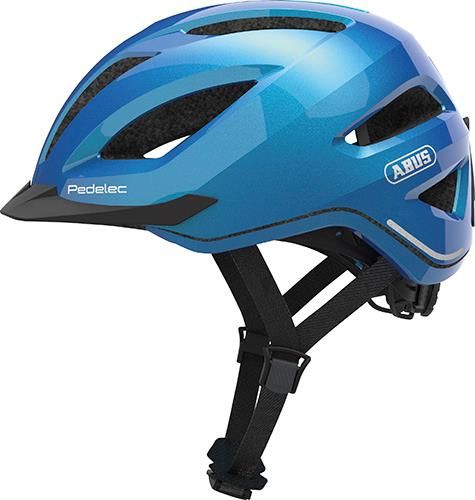 abus fahrradhelm 52-57 Abus Pedelec 1.1 Steel Blue mit LED Rücklicht