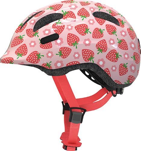 abus fahrradhelm 50-55 Abus Smiley 2.1 Rose Strawberry mit LED Rücklicht