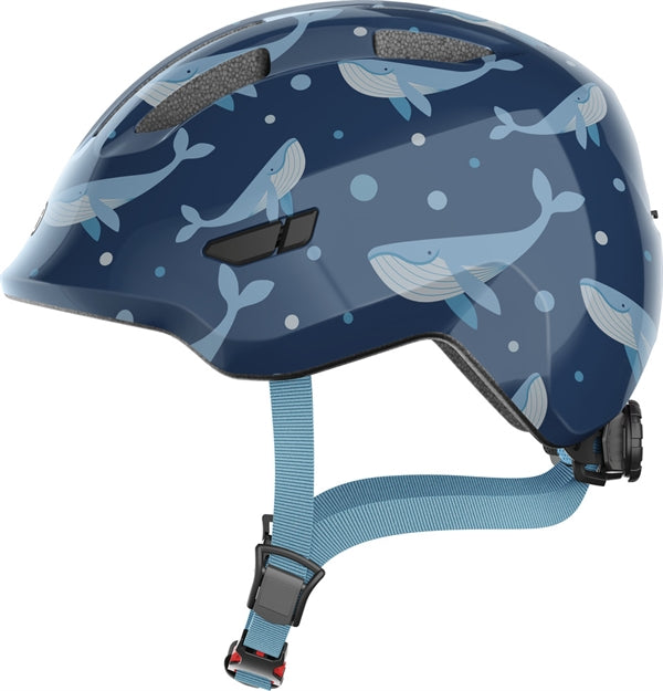 witsel fahrradhelm Abus Smiley 3.0 Blue Whale. Fahrradhelm für Kleinkinder
