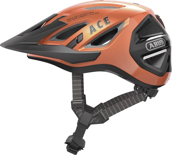 oranger fahrradhelm Abus Urban-I 3.0 Ace Goldfish Orange