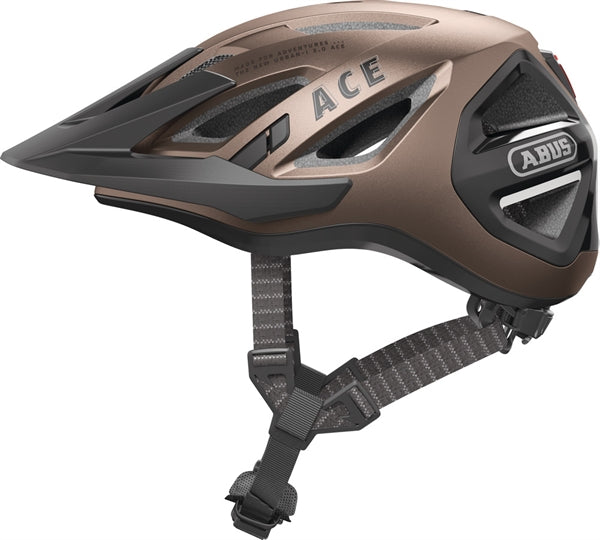 abus urban-i 3.0 - fahrradhelm mit beleuchtung Abus Urban-i 3.0 Ace Metallic Copper