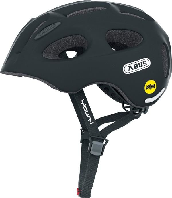Abus Youn-I Black mit LED Rücklicht