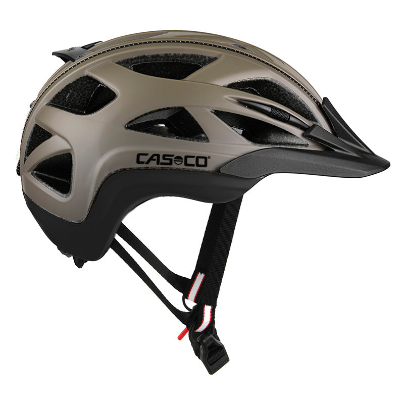 fahrradhelm warm Casco Activ 2 Warmgrey Black Matt. Fahrradhelm