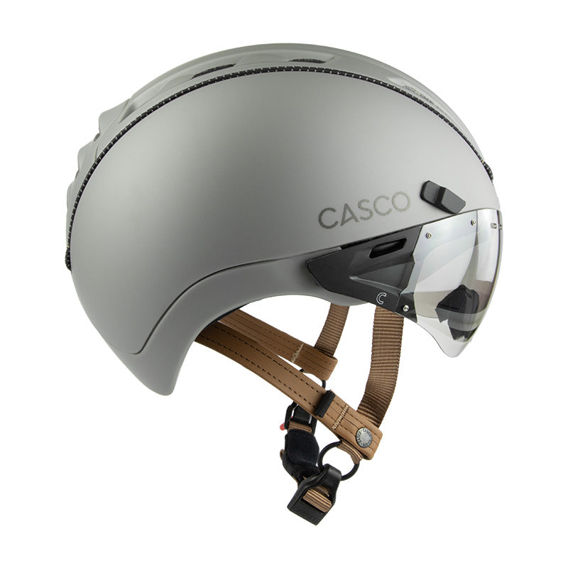fahrradhelm mit visier casco Casco Roadster Plus Prime Cashmere Grey. Fahrradhelm mit Visier