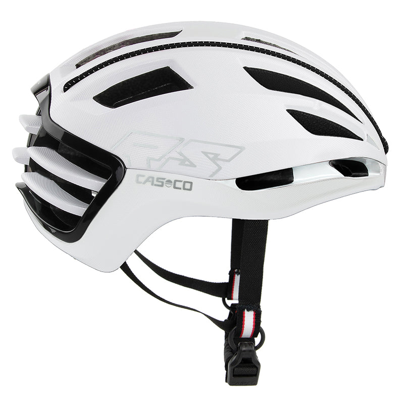 Casco Speedairo 2 Race Pure White Structure. Rennradhelm
