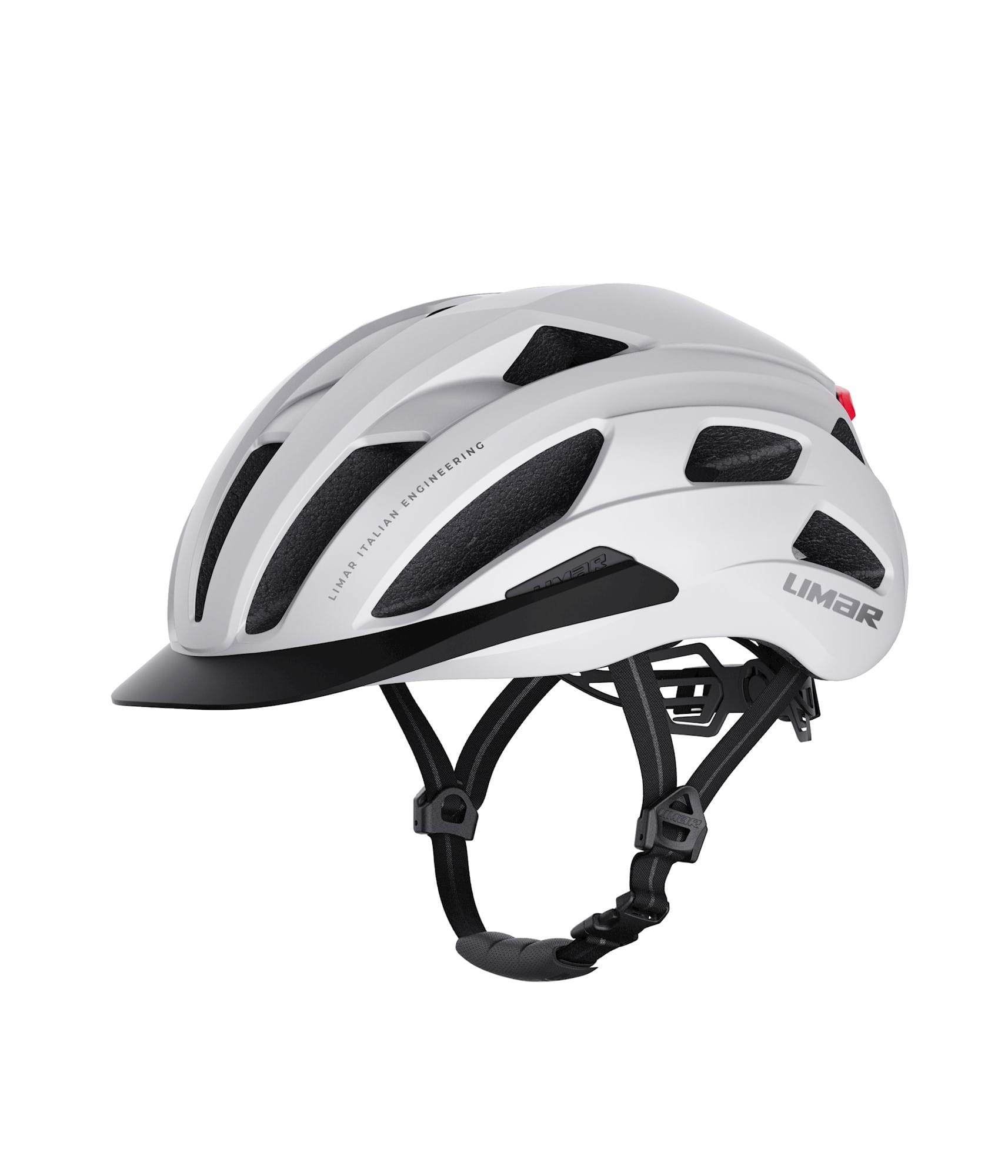 limar fahrradhelme Limar Action Urban Matte White LED