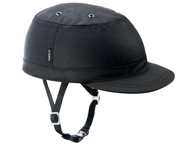 Yakkay Paris Blakc Oilskin Fahrradhelm