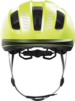 Abus Purl-Y Ace Signal Yellow E-Bike Helm LED. Gelber Fahrradhelm für E-Bike