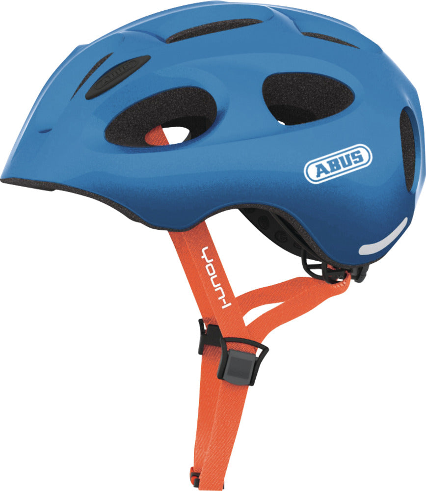 Abus Youn-I Sparkling Blue mit LED Rücklicht