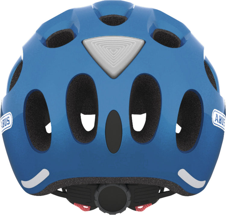 abus fahrradhelm 48-54 Abus Youn-I Sparkling Blue mit LED Rücklicht
