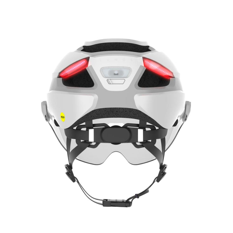 moon fahrradhelm Lumos Ultra E-Bike Mips Visor Lunar White 54-61 cm Fahrradhelm