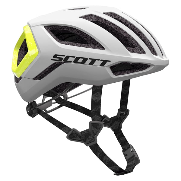 Scott Centric Plus Rainbow White Radium Yellow Helm