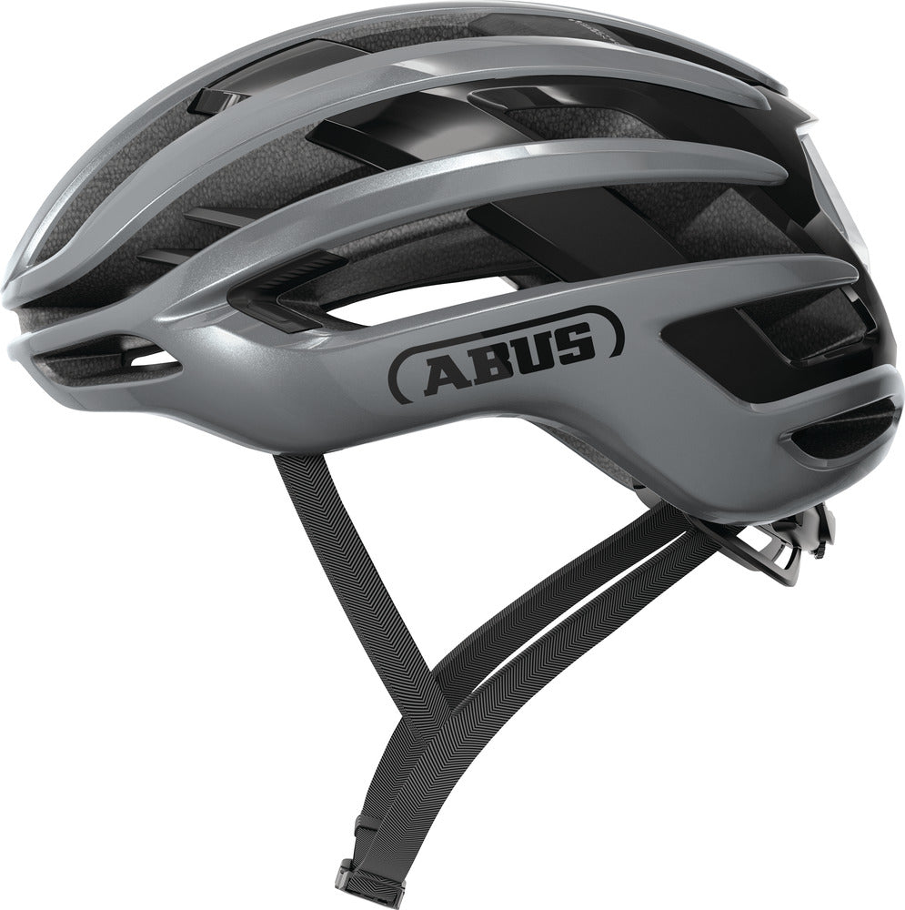 Abus Airbreaker 2.0 Graphite Silver Fahrradhelm