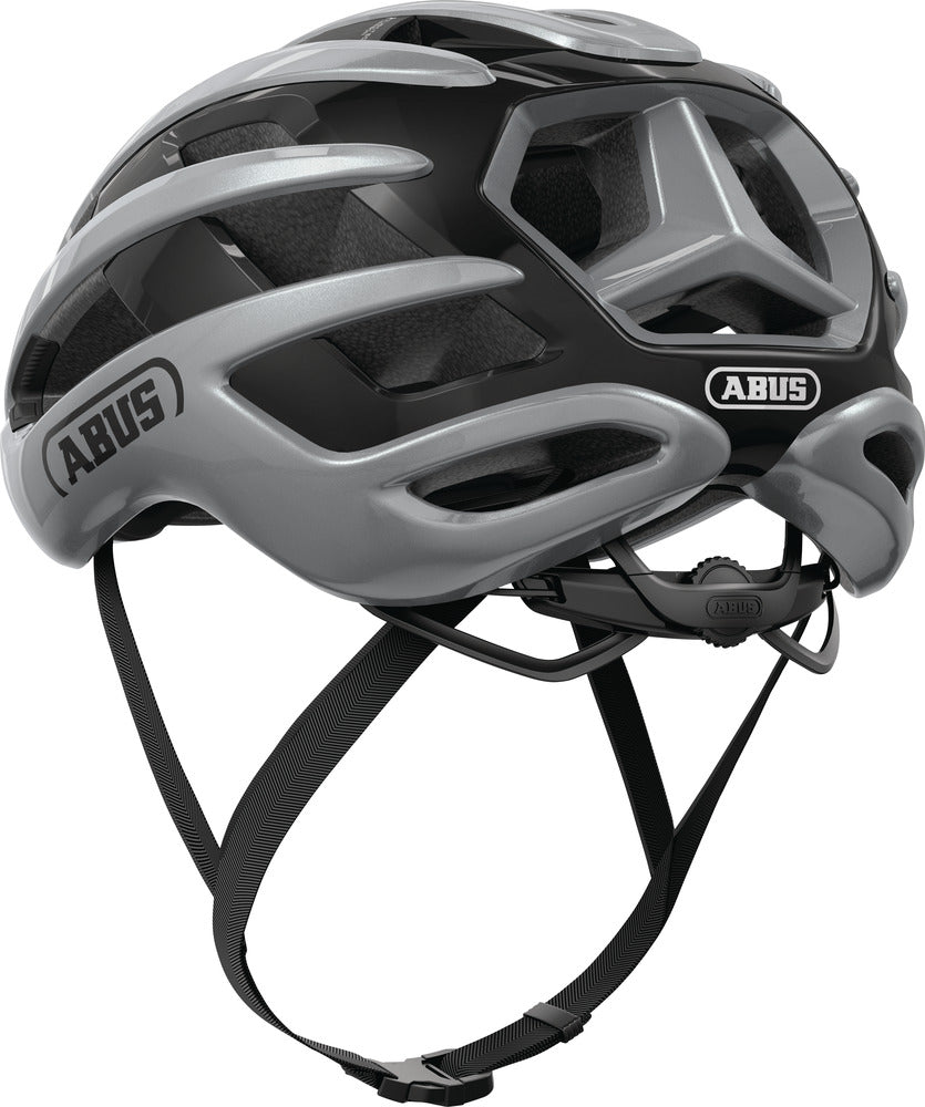 frisurfreundliche fahrradhelme Abus Airbreaker 2.0 Graphite Silver Fahrradhelm