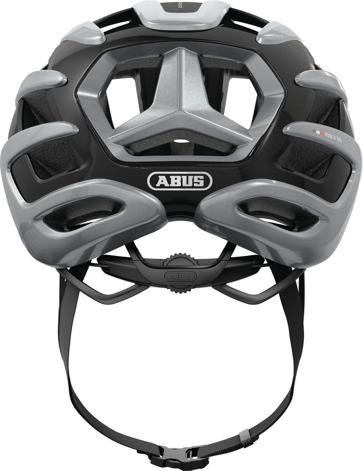 frisurfreundliche fahrradhelme Abus Airbreaker 2.0 Graphite Silver Fahrradhelm