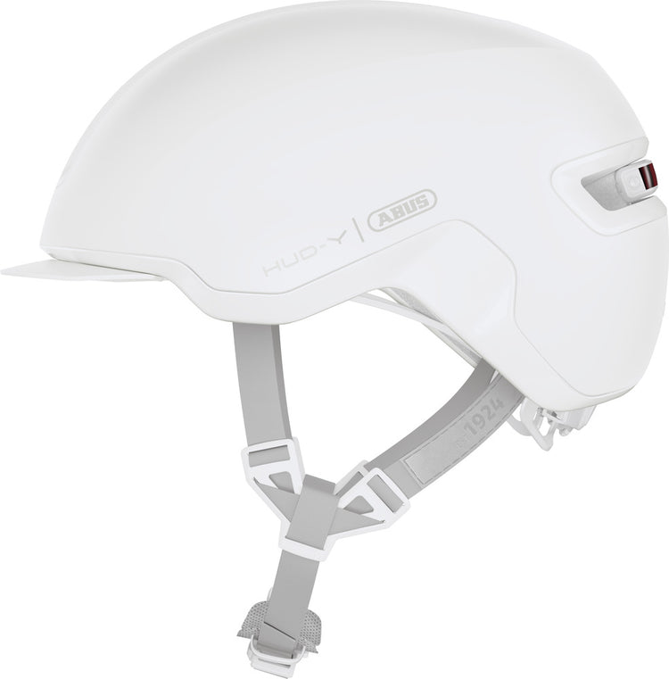 helt pro fahrradhelm Abus Hud-Y Pure White