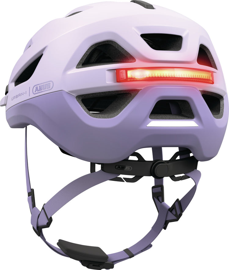 Abus Urban-I 4.0 ACE Light Lavender Fahrradhelm mit LED Rücklicht