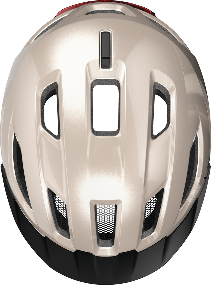 Abus Urban-I 4.0 Champagne Gold Fahrradhelm mit LED Rücklicht