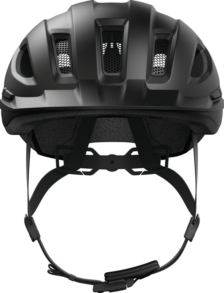 Abus Urban-I 4.0 Velvet Black Fahrradhelm mit LED Rücklicht