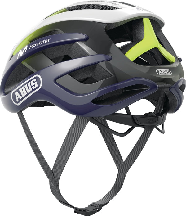 fahrradhelme 2023 Abus Airbreaker Movistar 2023-2024 Rennradhelm