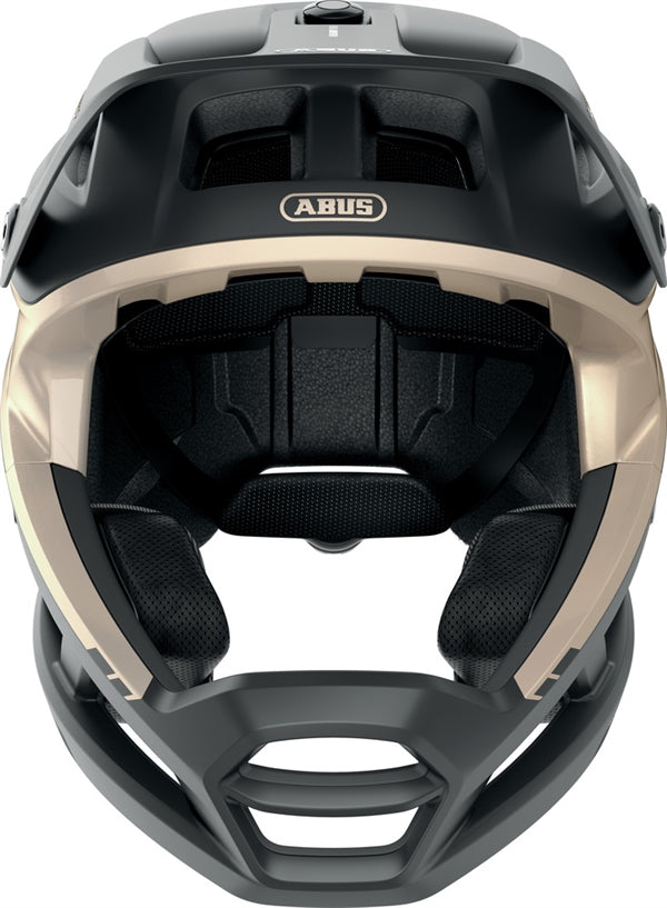 mtb helm gold Abus Airdrop Mips Black Gold
