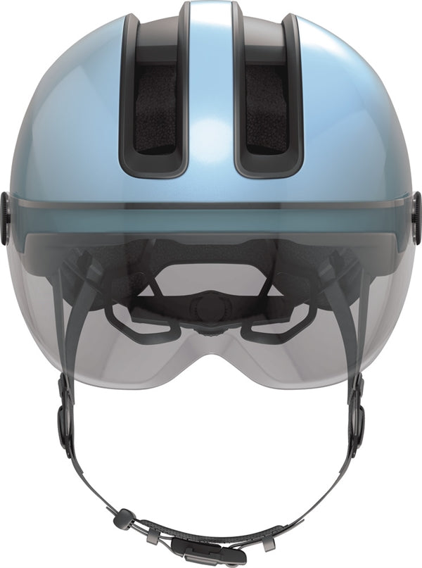 fahrradhelm steuer absetzen Abus Hud-Y Ace Iced Blue