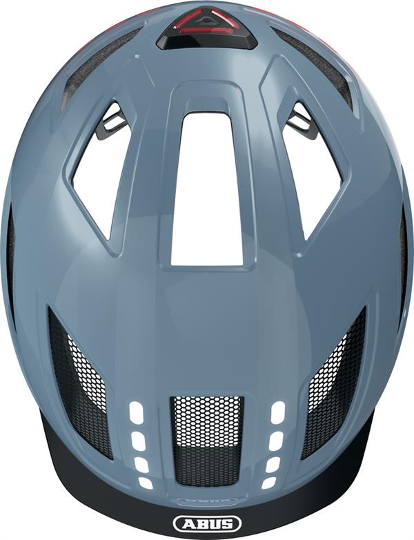 abus fahrradhelm mit licht - hyban 2.0 led Abus Hyban 2.0 Led Signal Glacier Shiny Fahrradhelm