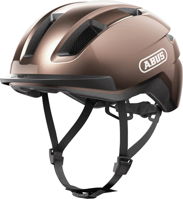 fahrradhelm damen kupfer Abus Purl-Y Metallic Copper. NTA 8776 E-Bike Helm