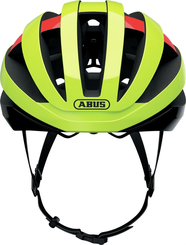 fahrradhelm damen neon Abus Viantor Mips Neon Yellow Rennradhelm
