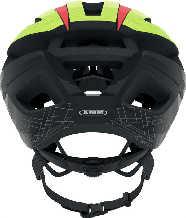neon fahrradhelm Abus Viantor Mips Neon Yellow Rennradhelm