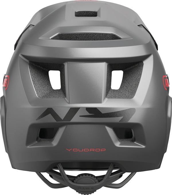 abus mtb-helm youdrop ff Abus YouDrop FF Ti Silver Fullface-Kinderhelm Bmx