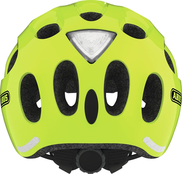 Abus Youn-I Neon Yellow mit LED Rücklicht