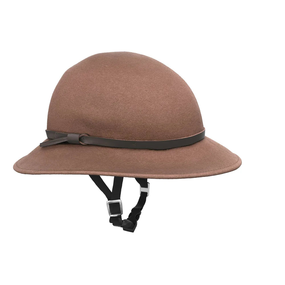 yakkay fahrradhelme Yakkay Smart Two Black & Yakkay Fedora Classic Brown Cover