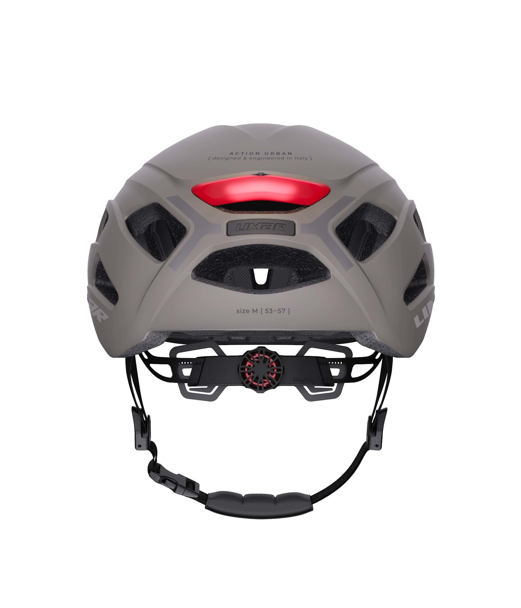 fahrradhelm grau Limar Action Urban Matte Grey LED