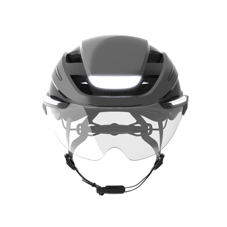 lumos ultra e-bike mips visier-fahrradhelm Lumos Ultra E-Bike Mips Visor Gunmetal Grey 54-61 cm
