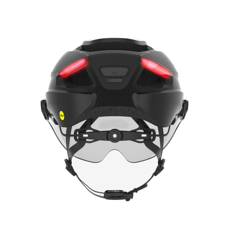 lumos kickstart mips fahrradhelm Lumos Ultra Mips Onyx Black E-Bike Visier