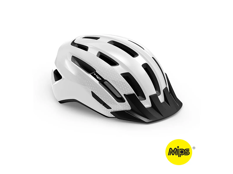 Met Downtown Mips White/Glossy