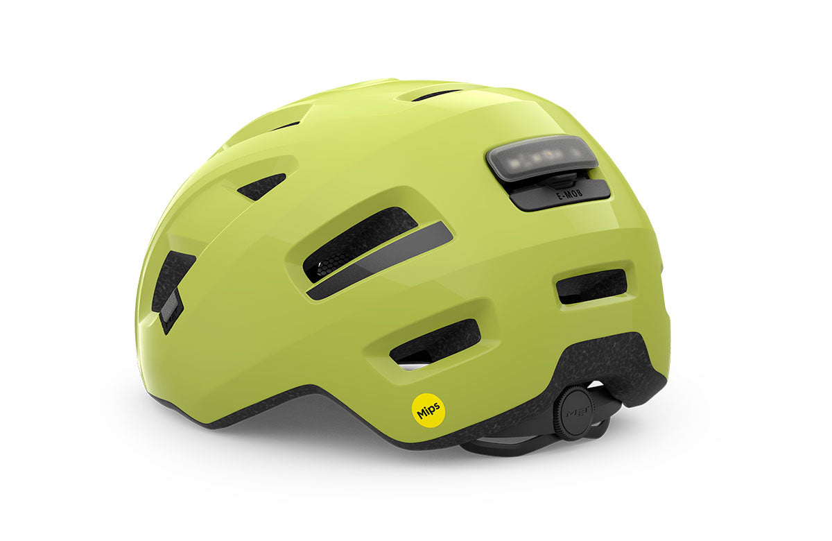 fahrradhelm polster met Mit E-Mob Mips Schwarz Matt