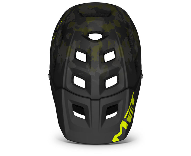 fahrradhelm met terra Met Terranova Mtb Mips Camo Lime Green
