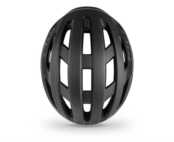fahrradhelm schwarz glänzend Met Vinci Mips Shaded Black Glossy