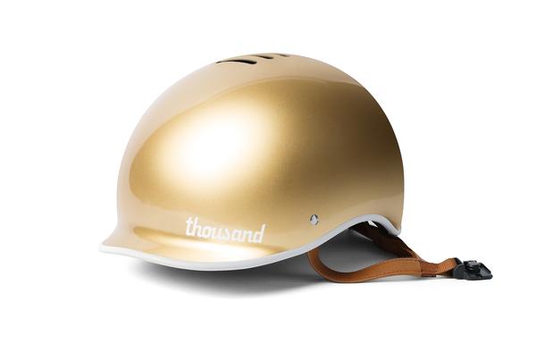 fahrradhelm glänzend Thousand Heritage Stay Gold