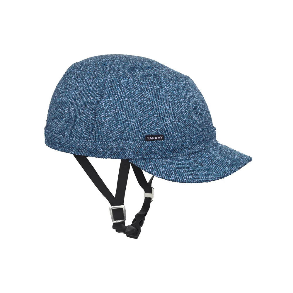 yakkay fahrradhelm händler Yakkay Smart Two Helmet Black + Yakkay Paris Ocean Tweed set