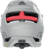 Abus Airdrop Mips Polar White. Weißer Fullface-Helm mit Mips für BMX und Enduro