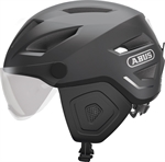 Abus Pedelec 2.0 ACE Titan mit LED Rücklicht und Regenhaube E-Bike Helm
