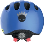 Abus Smiley 2.1 Sparkling Blue Mips LED Rücklicht | Blauer Kleinkinderhelm mit Mips und LED Rücklicht
