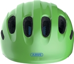 Abus Smiley 2.1 Sparkling Green Mips LED Rücklicht | Grüner Kleinkinderhelm mit mips und LED Rücklicht