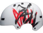 Bell Local Matte White Scribble | Weißer Skaterhelm mit Grafitti