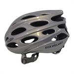 EGX Helmet Xtreme Shiny Silver | Silber Fahrradhelm für Rennrad